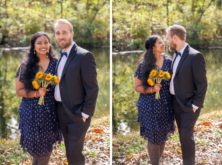 Easton PA Park Wedding Portrait 2