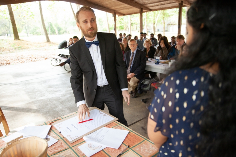 PA Quaker Wedding Ceremony