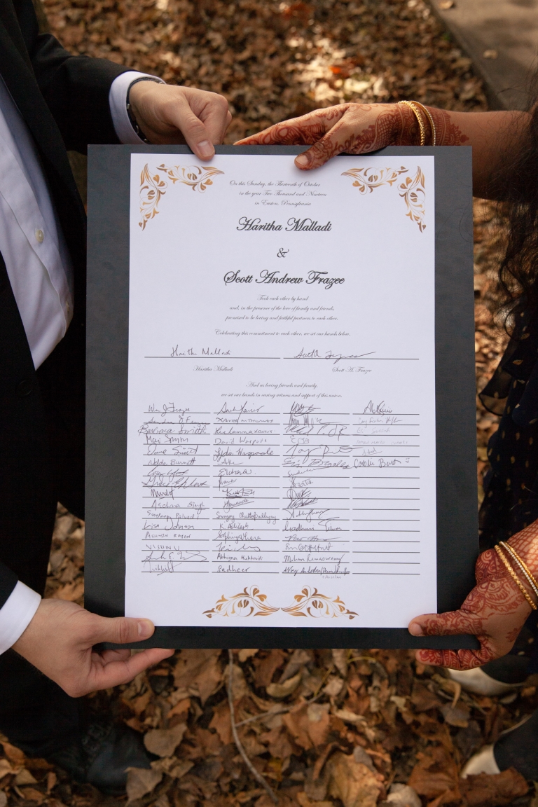 PA Quaker Park Wedding