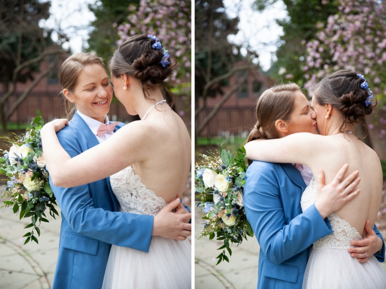 Philadelphia elopement old city garden