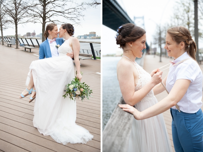 Philadelphia elopement race street pier