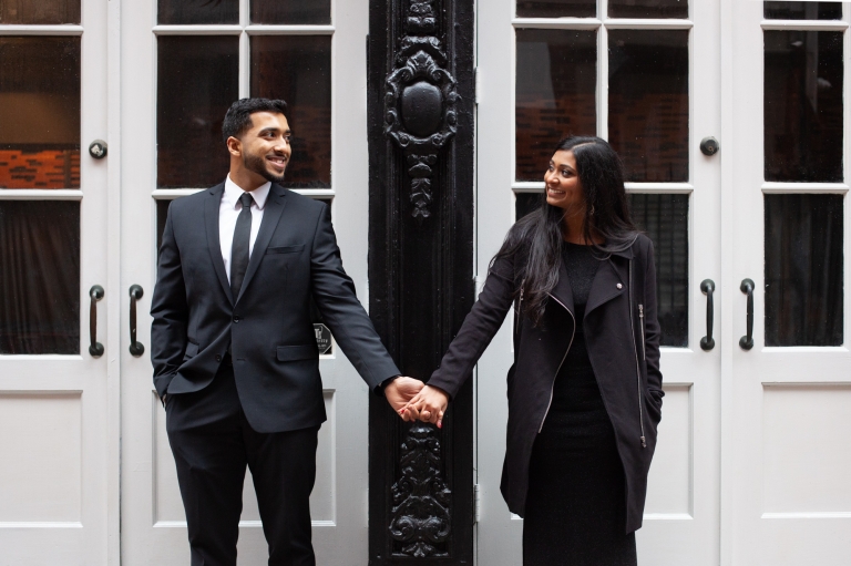 Philadelphia Old City Engagement Session