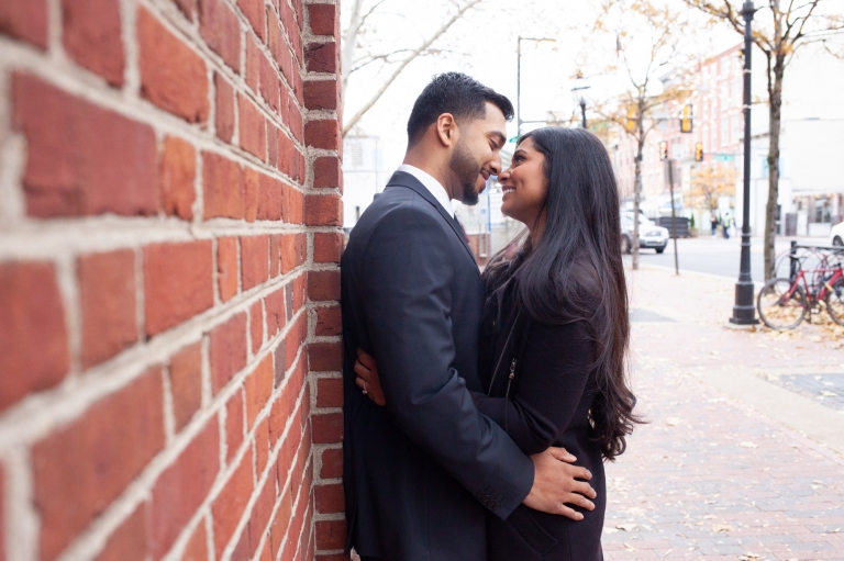 Philadelphia Old City Engagement Shoot