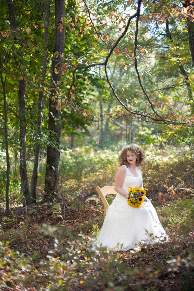 DIY forest bride