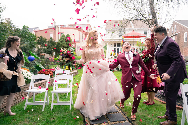 Philadelphia queer backyard wedding-2