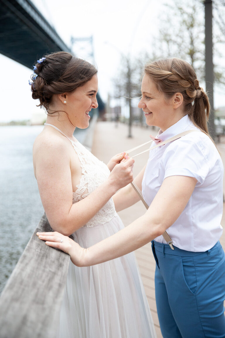 Philadelphia Queer Wedding Race Street Pier