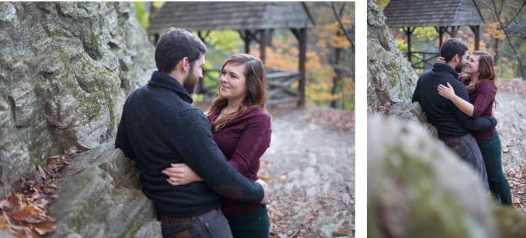 Fall Philly Wissahickon Engagement