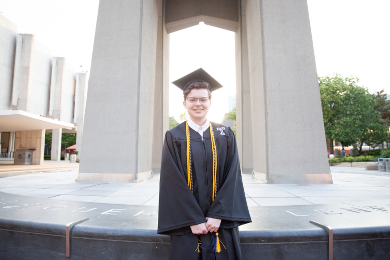 Temple University College Graduation Photos